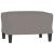 Taburet, gri taupe, 60x50x41 cm, material textil GartenMobel Dekor