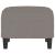Taburet, gri taupe, 60x50x41 cm, material textil GartenMobel Dekor