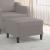 Taburet, gri taupe, 60x50x41 cm, material textil GartenMobel Dekor