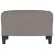 Taburet, gri taupe, 60x50x41 cm, material textil GartenMobel Dekor