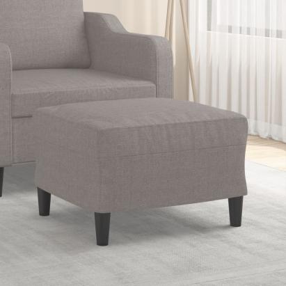 Taburet, gri taupe, 60x50x41 cm, material textil GartenMobel Dekor