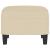 Taburet, crem, 60x50x41 cm, material textil GartenMobel Dekor