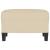Taburet, crem, 60x50x41 cm, material textil GartenMobel Dekor