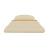 Perne pentru scaun Adirondack, 2 buc, bej, textil oxford GartenMobel Dekor