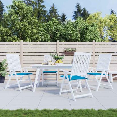 Perne scaune grădină 4 buc. albastru 40x40x3 cm țesătură Oxford GartenMobel Dekor