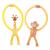 Jucarie Poptube  - Animalutele din jungla PlayLearn Toys