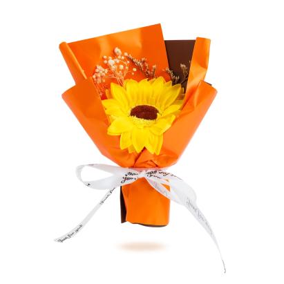 Decor cu floare artificială - floarea-soarelui - 17 x 11 x 3 cm Best CarHome