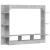 Comodă TV, gri beton, 152x22x113 cm, lemn prelucrat GartenMobel Dekor