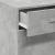 Dulap, gri beton, 50x42,5x93 cm, lemn prelucrat GartenMobel Dekor
