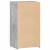 Dulap, gri beton, 50x42,5x93 cm, lemn prelucrat GartenMobel Dekor