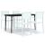 Set de mobilier de grădină, 5 piese, alb GartenMobel Dekor
