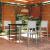 Set de mobilier de grădină, 5 piese, alb GartenMobel Dekor
