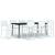 Set mobilier pentru grădină, alb, 9 piese GartenMobel Dekor