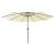 Umbrelă soare de grădină cu LED-uri, nisipiu, 400 cm GartenMobel Dekor