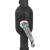 Umbrelă soare de grădină cu LED-uri, negru, 400 cm GartenMobel Dekor