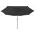 Umbrelă soare de grădină cu LED-uri, negru, 400 cm GartenMobel Dekor