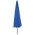 Umbrelă de soare de grădină cu LED-uri, albastru azuriu, 400 cm GartenMobel Dekor