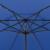 Umbrelă de soare de grădină cu LED-uri, albastru azuriu, 400 cm GartenMobel Dekor