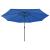 Umbrelă de soare de grădină cu LED-uri, albastru azuriu, 400 cm GartenMobel Dekor