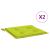 Perne scaune grădină 2 buc. verde 40x40x3 cm țesătură Oxford GartenMobel Dekor