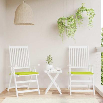 Perne scaune grădină 2 buc. verde 40x40x3 cm țesătură Oxford GartenMobel Dekor
