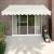 Copertină retractabilă, crem, 3,5x2,5 m, textil și aluminiu GartenMobel Dekor