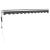 Copertină automată retractabilă, antracit, 3,5x2,5 m GartenMobel Dekor