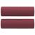 Set canapea cu perne, 2 piese, roșu vin, material textil GartenMobel Dekor
