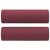 Set canapea cu perne, 2 piese, roșu vin, material textil GartenMobel Dekor