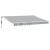 Copertină retractabilă antracit/alb, 3,5x2,5 m, textil/aluminiu GartenMobel Dekor