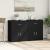 Dulapuri, 2 buc., negru, 60x31x70 cm, lemn prelucrat GartenMobel Dekor