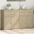 Dulapuri, 2 buc., stejar sonoma, 60x31x70 cm, lemn prelucrat GartenMobel Dekor