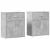 Dulapuri, 2 buc., gri beton, 60x31x70 cm, lemn prelucrat GartenMobel Dekor