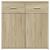 Dulapuri, 2 buc., stejar sonoma, 79x38x80 cm, lemn prelucrat GartenMobel Dekor