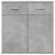 Dulapuri, 2 buc., gri beton, 79x38x80 cm, lemn prelucrat GartenMobel Dekor
