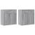 Comode, 2 buc., gri sonoma, 79x38x80 cm, lemn compozit GartenMobel Dekor