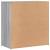 Comode, 2 buc., gri sonoma, 79x38x80 cm, lemn compozit GartenMobel Dekor