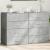 Dulapuri, 2 buc., gri beton, 60x39x80 cm, lemn prelucrat GartenMobel Dekor