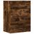 Dulapuri, 2 buc., stejar fumuriu, 60x39x80 cm, lemn prelucrat GartenMobel Dekor