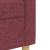 Set canapea cu perne, 3 piese, roșu vin, material textil GartenMobel Dekor