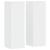 Suporturi plante, 2 buc., alb, 33x33x100 cm, lemn prelucrat GartenMobel Dekor