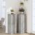 Suporturi plante 2 buc. gri beton 33x33x100 cm lemn prelucrat GartenMobel Dekor