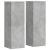 Suporturi plante 2 buc. gri beton 33x33x100 cm lemn prelucrat GartenMobel Dekor