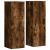Suporturi de plante 2 buc. stejar fumuriu 33x33x100 cm lemn GartenMobel Dekor