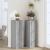 Suporturi plante 2 buc. gri sonoma 33x33x100cm lemn prelucrat GartenMobel Dekor