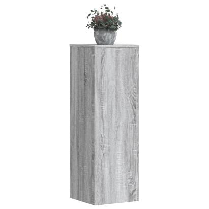 Suporturi plante 2 buc. gri sonoma 33x33x100cm lemn prelucrat GartenMobel Dekor