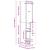 Dulap de farmacie, alb, 30x41x174,5 cm, lemn prelucrat GartenMobel Dekor
