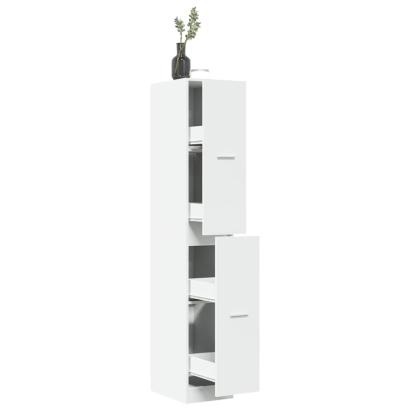 Dulap de farmacie, alb, 30x41x174,5 cm, lemn prelucrat GartenMobel Dekor