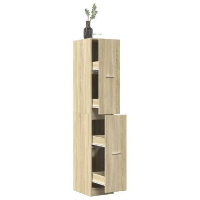 Dulap de farmacie, stejar sonoma, 30x41x174,5 cm lemn prelucrat GartenMobel Dekor