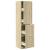 Dulap de farmacie, stejar sonoma, 40x41x174,5 cm lemn prelucrat GartenMobel Dekor
